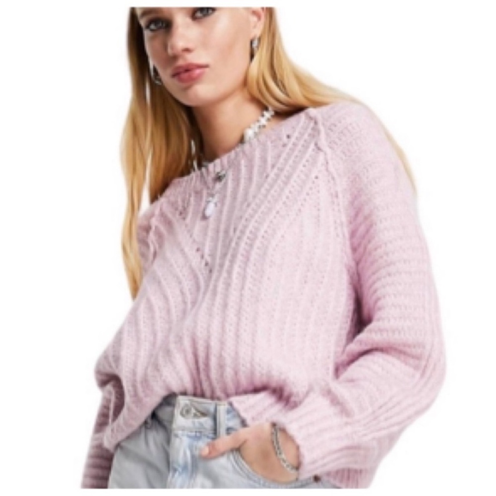 Free People CARTER PULLOVER SWEATER SIZE MEDIUM - Picture 5 of 14